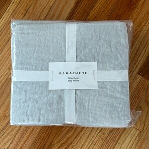 Parachute Light Gray Fitted Sheet, open box